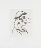 Tracey Emin, Beautiful Girl II, 2011, Etching, with chine-collé to Somerset paper, with full margins