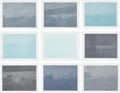 Christiane Baumgartner, Nachtfahrt (Night Drive), 2009, The complete set of nine woodcuts in colours, on Old-Burgundy Zerkall paper, with full margins