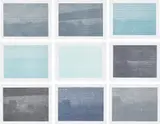 Christiane Baumgartner, Nachtfahrt (Night Drive), 2009, The complete set of nine woodcuts in colours, on Old-Burgundy Zerkall paper, with full margins