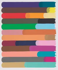 Work No. 2852 by Martin Creed, 2017, Unique screenprint in colours, on Somerset paper, with full margins, sold Jun 2021