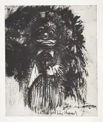 Drawing I, from The Chapman Family Collection by Jake and Dinos Chapman, 2002, Etching, on wove paper, with full margins, sold Jun 2021