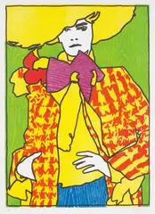 Francis Ruyter, The Women, 2010, The complete set of six woodcuts in colours, on Japanese Unryu-shi paper, with full margins