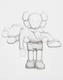 Kaws, COMPANIONSHIP IN THE AGE OF LONELINESS, 2019, Screenprint, on Arches Aquarelle paper, with full margins, with accompanying limited edition exhibition catalogue and original grey Wibalin Buckram-bound presentation box