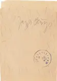 Joseph Beuys, DDR-Tüte (Guten Einkauf) (GDR Paper Bag) (S. 324), 1977-80, Printed brown paper bag