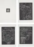 Joseph Beuys, L'Arte è una zanzara dalle mille ali (Art is a thousand-winged mosquito) (S. 395-398), 1981, The complete set of four etchings, on Hahnemühle paper, with full margins