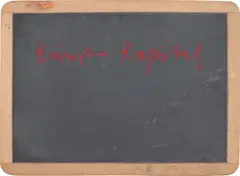 Joseph Beuys, Kunst = Kapital (Art = Capital) (S. 367), 1980, Screenprint in red, on blackboard slate, contained in the original wooden frame