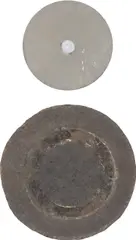 Untitled by Joseph Beuys, 1971, Unique work comprised of mirrored glass disc and embossed felt disc, framed, offered Jun 2021