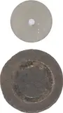 Joseph Beuys, Untitled, 1971, Unique work comprised of mirrored glass disc and embossed felt disc, framed