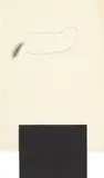 Joseph Beuys, Blindwühlmaus (Blind Vole), 1959, Graphite drawing, on light wove paper with black plastic foil collage