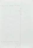 Joseph Beuys, Paß für den Eintritt in die Zukunft (Passport for Entry into the Future) (S. 126), 1974, Graphite, on light writing paper, the full sheet