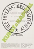 Joseph Beuys, Free International University (Kunst = Kapital) (Art = Capital), 1982, Two offset lithographic posters in colours, on light wove and brown paper, the full sheets