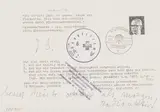 Joseph Beuys, Besser heute aktiv (Better Active Today) (S. 60), 1972, Offset printed paper flyer with hand-written additions in pencil