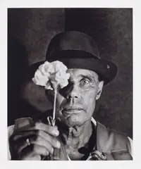 Alastair Thain, Joseph Beuys, 1984, Archival pigment print, on Fine Art Baryta paper, with full margins, mounted to foam-board (as issued)