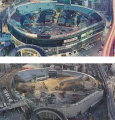 Untitled/Osaka by Naoya Hatakeyama, 1998-1999, Chromogenic print diptych, mounted, sold May 2021
