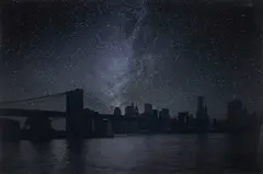 Thierry Cohen, New York 40° 42’ 16’’ N 2010-10-09 LST 3:40 from Darkened Cities, 2010, Archival pigment print, face-mounted and mounted