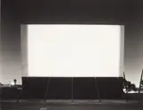 Fiesta Drive-in, Pico Rivera by Hiroshi Sugimoto, 1993, Gelatin silver print, mounted, sold May 2021