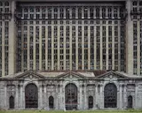 Facade, Michigan Central Station, Detroit, USA from The Ruins of Detroit by Yves Marchand and Romain Meffre, 2007, Chromogenic print, flush-mounted, sold May 2021