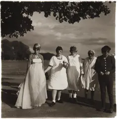 Untitled (8) by Diane Arbus, 1970-1971, Gelatin silver print, printed later by Neil Selkirk, sold May 2021