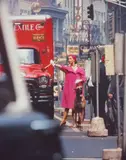 Dolores wants a taxi, New York (Vogue) by William Klein, 1958, Chromogenic print, mounted, printed 2015, sold May 2021