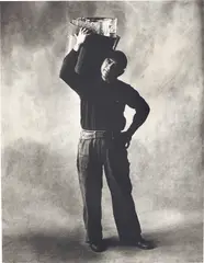 Irving Penn, Iceman, New York, 1951, Platinum-palladium print, printed 1967