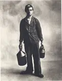 Irving Penn, Locomotive Fireman, London, 1950, Platinum-palladium print, printed 1967