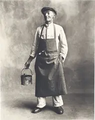 Irving Penn, House Painter (B), London, 1950, Platinum-palladium print, printed 1967