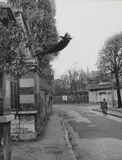 Harry Shunk and János Kender Yves Klein, Saut dans le Vide [Leap Into the Void], Paris, October 1960, Gelatin silver print, mounted, probably printed 1960s