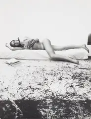 November Girl, On Bed by Sam Haskins, 1966, Gelatin silver print, sold Nov 2021