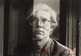 Sally Soames, Andy Warhol at his Factory in New York, 1970, Gelatin silver print