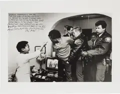 Donna Ferrato, Diamond shouting at his father from Living with the Enemy, 1987, Gelatin silver print, printed later