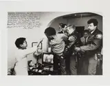 Donna Ferrato, Diamond shouting at his father from Living with the Enemy, 1987, Gelatin silver print, printed later