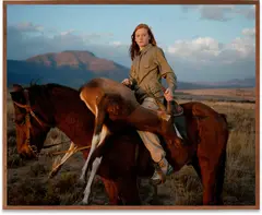 David Chancellor, Huntress with Buck from Hunters, 2010, Archival pigment print, mounted