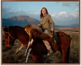 David Chancellor, Huntress with Buck from Hunters, 2010, Archival pigment print, mounted