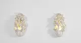 Gio Ponti and Luigi Zortea, Unique pair of large wall lights, circa 1948, Glazed earthenware