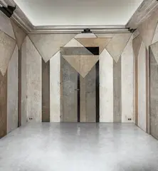Jean Dunand, ‘Les Palmiers’ smoking room, from the residence of Mademoiselle Colette Aboucaya, Paris, 1930-1936, Lacquered wood, lacquered metal, gilded wood