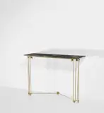 Jean Royere, 'Ondulation' wall-mounted console, 1955-1958, Nero Portoro marble, brass