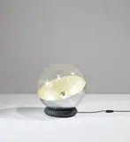 Table lamp, model no. 598 by Gino Sarfatti, circa 1965, Glass, partially painted aluminium, painted steel, painted brass, sold Jun 2021