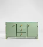 Studio Job, Unique 'Paper Buffet', 2015, Glass, papier-mâched wood, PU coating, polished bronze