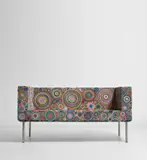 'Sushi’ sofa by Fernando Campana and Humberto Campana, 2002, Carpet, rubber, ethylene vinyl acetate (EVA), fabric, wood, stainless steel, sold Jun 2021