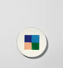 Plate by Ettore Sottsass, circa 1958, Enamelled copper, sold Jun 2021