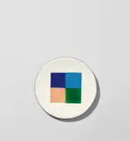 Plate by Ettore Sottsass, circa 1958, Enamelled copper, sold Jun 2021