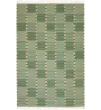 Barbro Nilsson, 'Falurutan grön Fabiola' rug