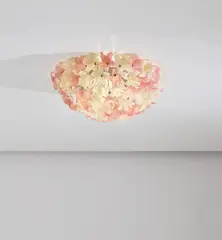 Ceiling light by Barovier and Toso, 1950s, Coloured glass with applied gold leaf, painted steel, painted metal, sold Jun 2021