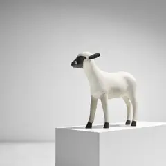 François-Xavier Lalanne, 'Agneau', from the 'Nouveaux Moutons' series, designed 1996, executed 2006, Epoxy stone, patinated bronze