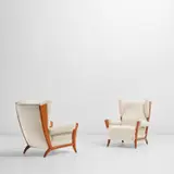Paolo Buffa, Rare pair of armchairs, model no. 275