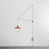 Stilnovo, Adjustable wall light, circa 1950, Painted aluminium, brass, painted steel