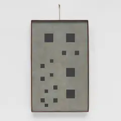 Enzo Mari, 'Pittura', circa 1952, Tempera on wood