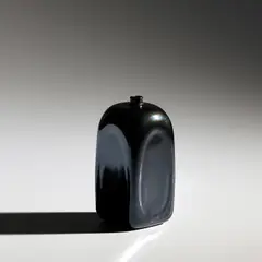 Vase by Carlo Scarpa, 1929-1930, Iridescent black pasta vitrea glass, sold Nov 2021