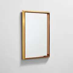 Mirror, model no. 2172A by Max Ingrand, 1960s, Mirrored glass, coloured glass, brass, sold Nov 2021