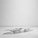 Zaha Hadid, 'Crater' coffee table, 2007, Polished aluminium